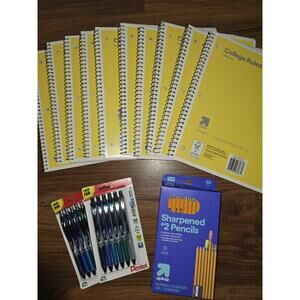 10 up&up™ Spiral Notebook 1 Subject College Ruled 70 Pages 7.5x10.5 Pens & Penci